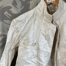Load image into Gallery viewer, Original WW2 British Royal Navy Officers White Tunic Jacket 1945 Dated 34&quot; Chest
