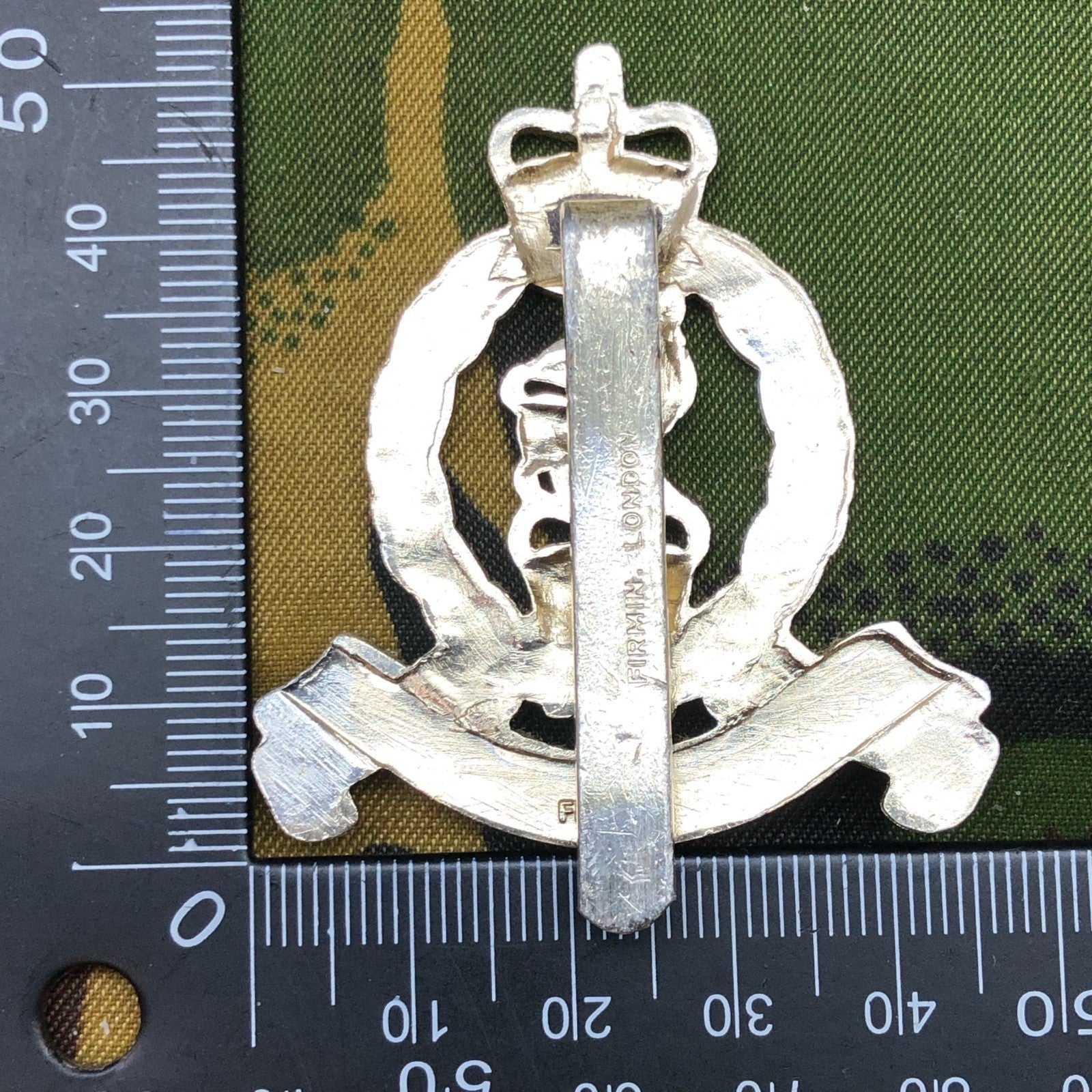 Original British Staybrite Army Cap Badge - Adjutant General's Corps - The Militaria Shop
