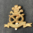 Original WW2 British Army Cap Badge - North Staffordshire Regiment - The Militaria Shop