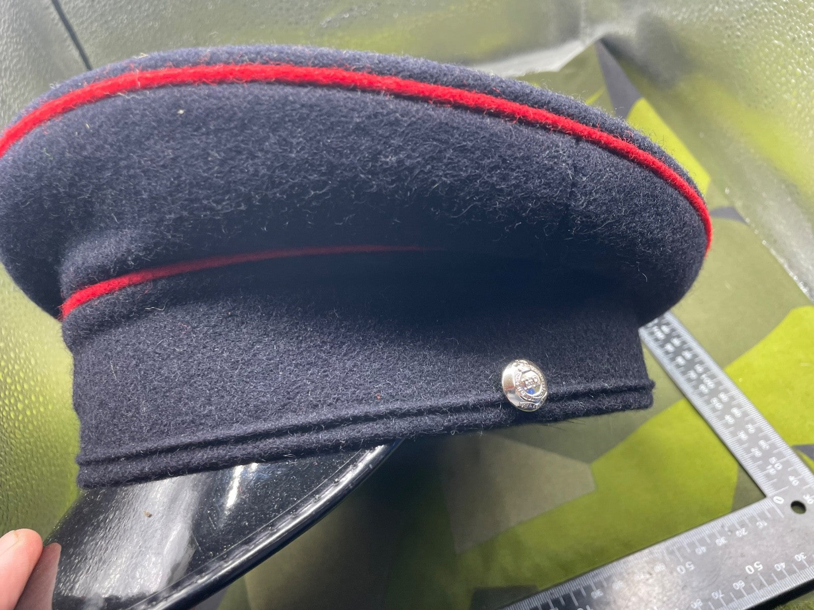 Original British Army Royal Engineers Peaked Cap - 55cm - The Militaria Shop