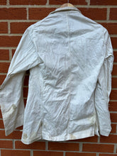 Load image into Gallery viewer, Original British Royal Navy Officers White Tunic Jacket 1946 Dated 36&quot; Chest
