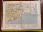 Original WW2 British Army GSGS OS Map of England - Hastings - The Militaria Shop