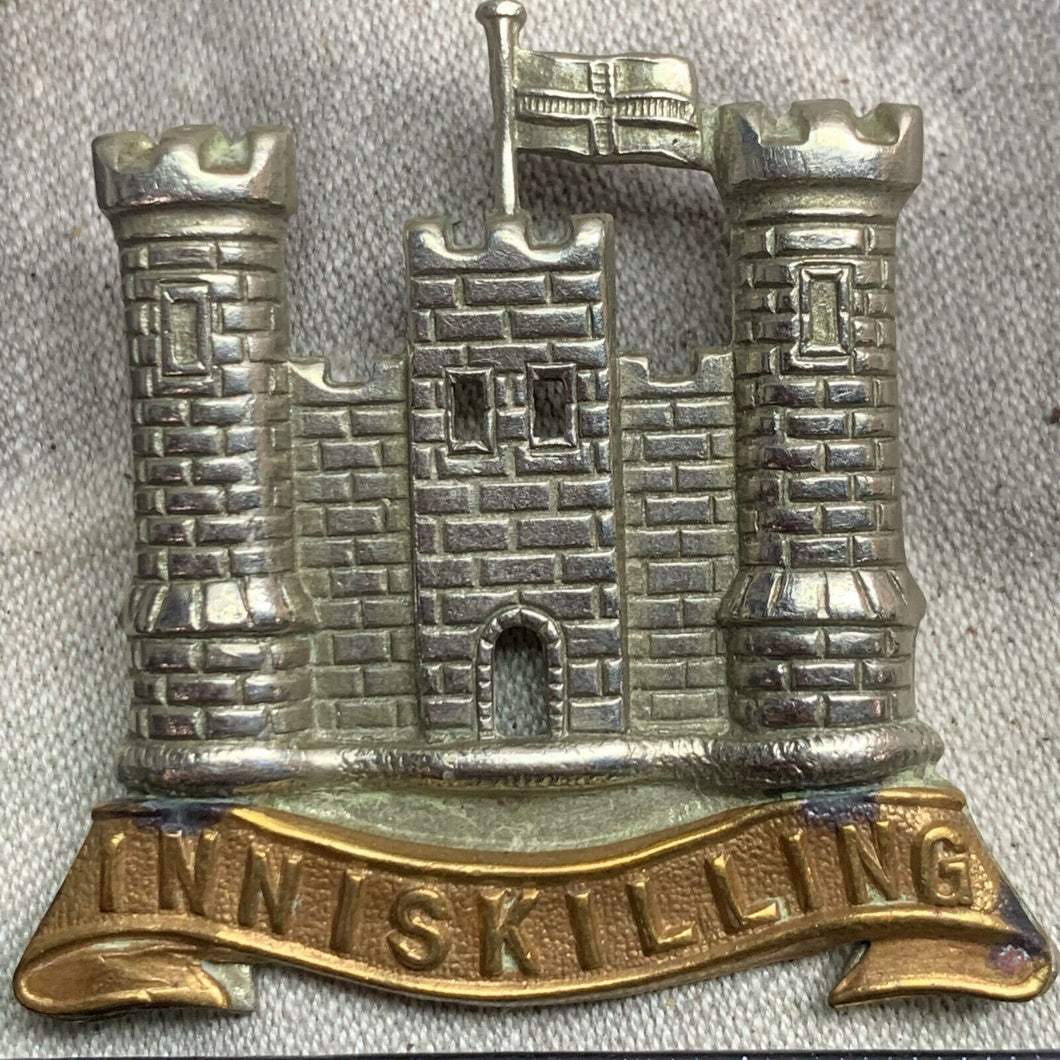 Original WW1 British Army Cap Badge - 6th (Inniskilling) Dragoons