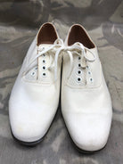 Genuine British Army Women's White Summer Shoes - WW2 Pattern - Size UK 6 M - The Militaria Shop