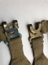 Load image into Gallery viewer, Original WW2 37 Patternn Webbing British Army L Strap Set - WW2 Dated
