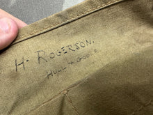 Load image into Gallery viewer, Original WW2 British Army GSR Gas Mask Bag - Early Pattern
