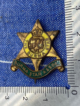 Load image into Gallery viewer, Original WW2 British Army Burma Star Association Enamel Membership Badge
