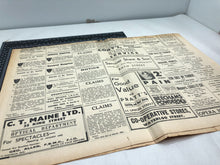 Lade das Bild in den Galerie-Viewer, Originales britisches Zeitungstrikot aus dem 2. Weltkrieg zur Besetzung der Kanalinseln – März 1941 
