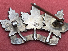 Charger l&#39;image dans la galerie, Original WW1 Canadian Army Edmonton Regiment Sterling Silver Sweetheart Brooch
