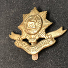 Genuine WW2 British Army Brass Cap Badge - Worcestershire Regiment - The Militaria Shop