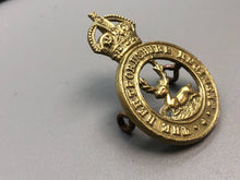 Load image into Gallery viewer, Original WW2 British Army The Hertfordshire Regiment Cap Badge
