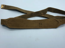 Load image into Gallery viewer, Original WW2 British Army Tan Webbing Shoulder Strap 37 Pattern
