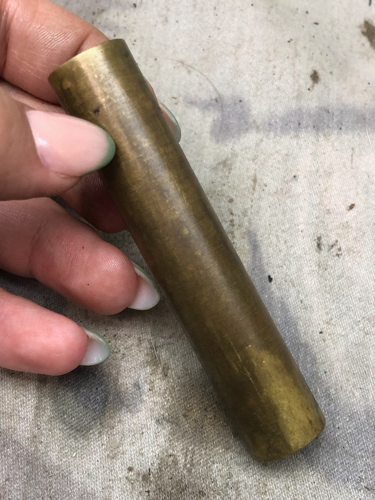 Original WW1 British Army SMLE Enfield Brass Oil Bottle - EFD Marked - The Militaria Shop