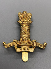 Load image into Gallery viewer, Original WW1 British Army 11th Hussars Cap Badge
