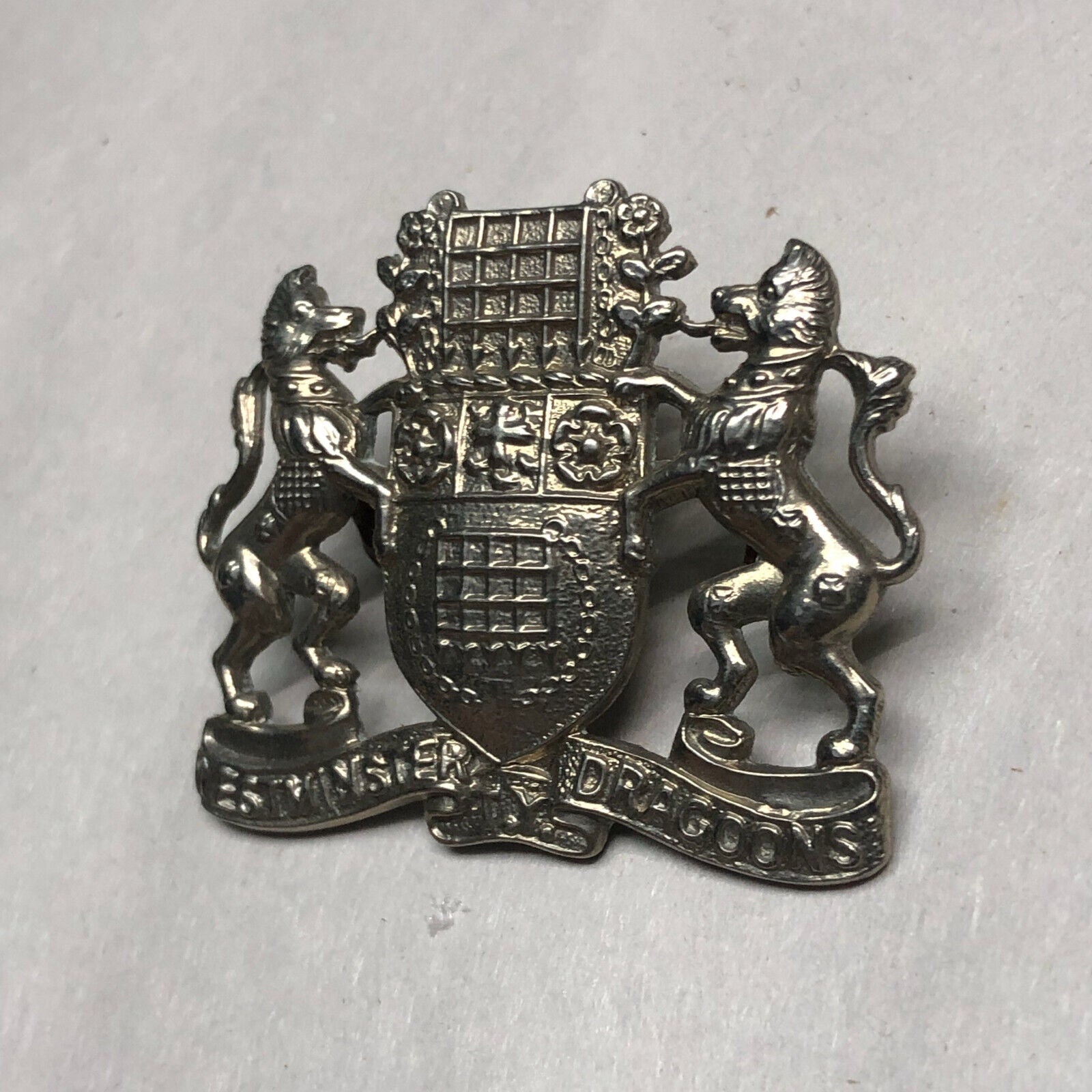 Original WW1 British Army Westminster Dragoons Cap Badge - The Militaria Shop