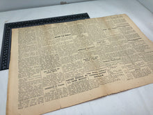 Charger l&#39;image dans la galerie, Original WW2 British Newspaper Channel Islands Occupation Jersey - Febuary 1944
