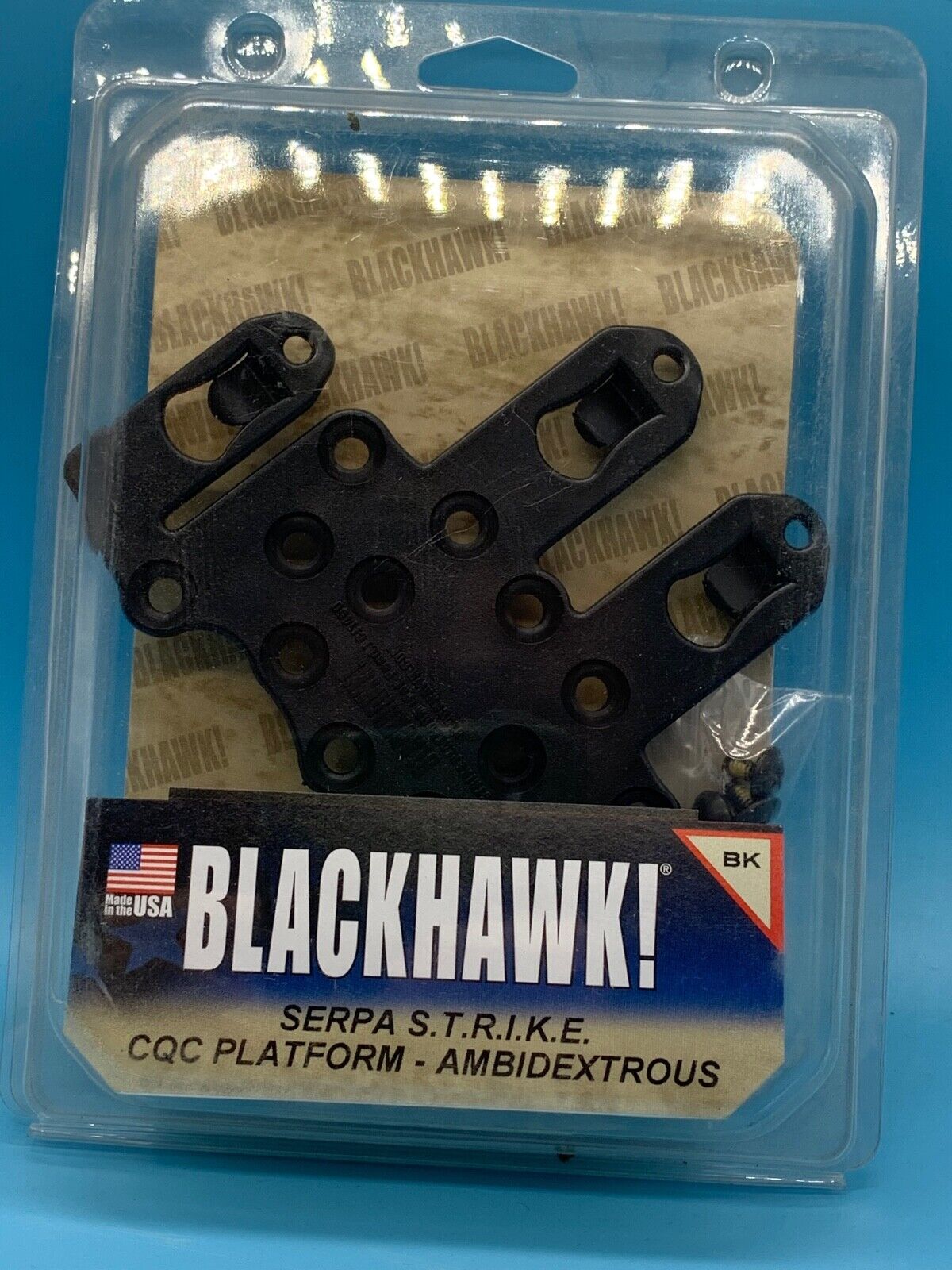 Genuine Blackhawk STRIKE Molle Platform Pistol Holster Platform - Black / Tan - The Militaria Shop