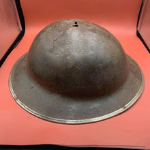 Load image into Gallery viewer, Original WW2 Mk2 British Army Brodie Combat Helmet
