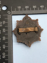 Load image into Gallery viewer, Original WW2 British Army Bakelite Economy Plastic Army Service Corps Cap Badge
