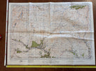 Original WW2 British Army OS Map of Scotland - Grampian Mountains & Blair Atholl - The Militaria Shop