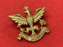 Load image into Gallery viewer, British Army 26th Hussars Regiment (XXVI) Cap Badge
