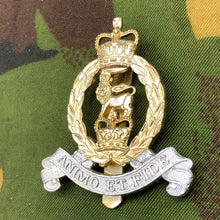 Load image into Gallery viewer, Original British Staybrite Army Cap Badge - Adjutant General&#39;s Corps - The Militaria Shop
