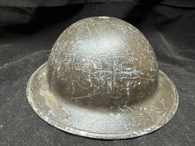 Load image into Gallery viewer, Original WW2 British Civil Defence Home Front Mk2 Brodie Helmet - S.L.P
