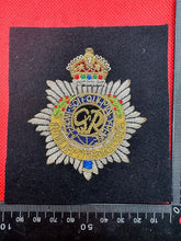 Load image into Gallery viewer, British Army Bullion Embroidered Blazer Badge - RASC Service Corps - Kings Crown
