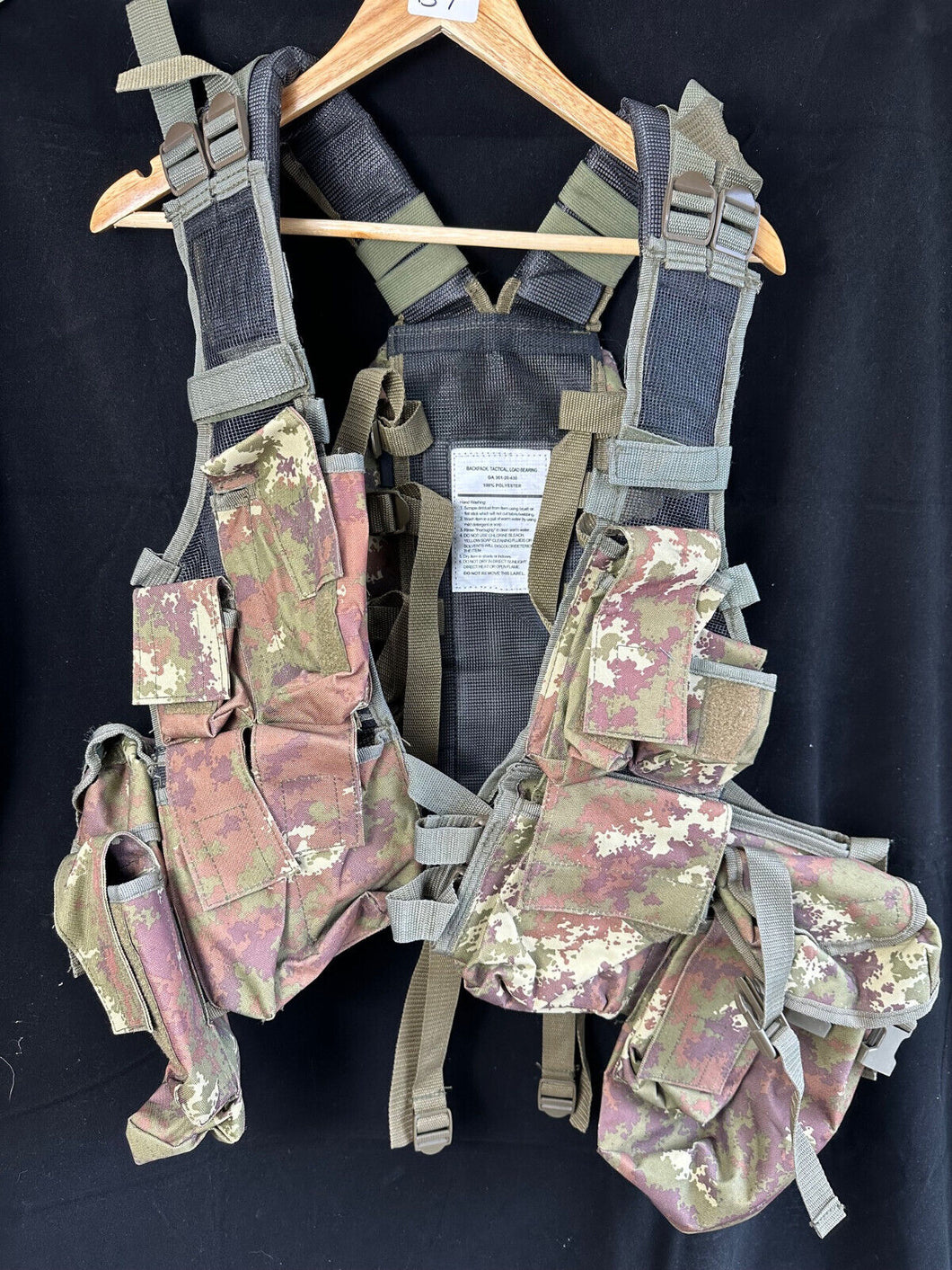 Genuine Mil-Tec Army Backpack - Tactical - Load Bearing Rig - Air Soft Paintball