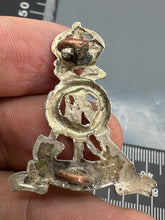 Load image into Gallery viewer, Original WW2 British Army Labour Corps Silvered Collar Badge
