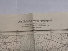 Load image into Gallery viewer, Original WW2 German Army Map of Lesparre-Médoc, France
