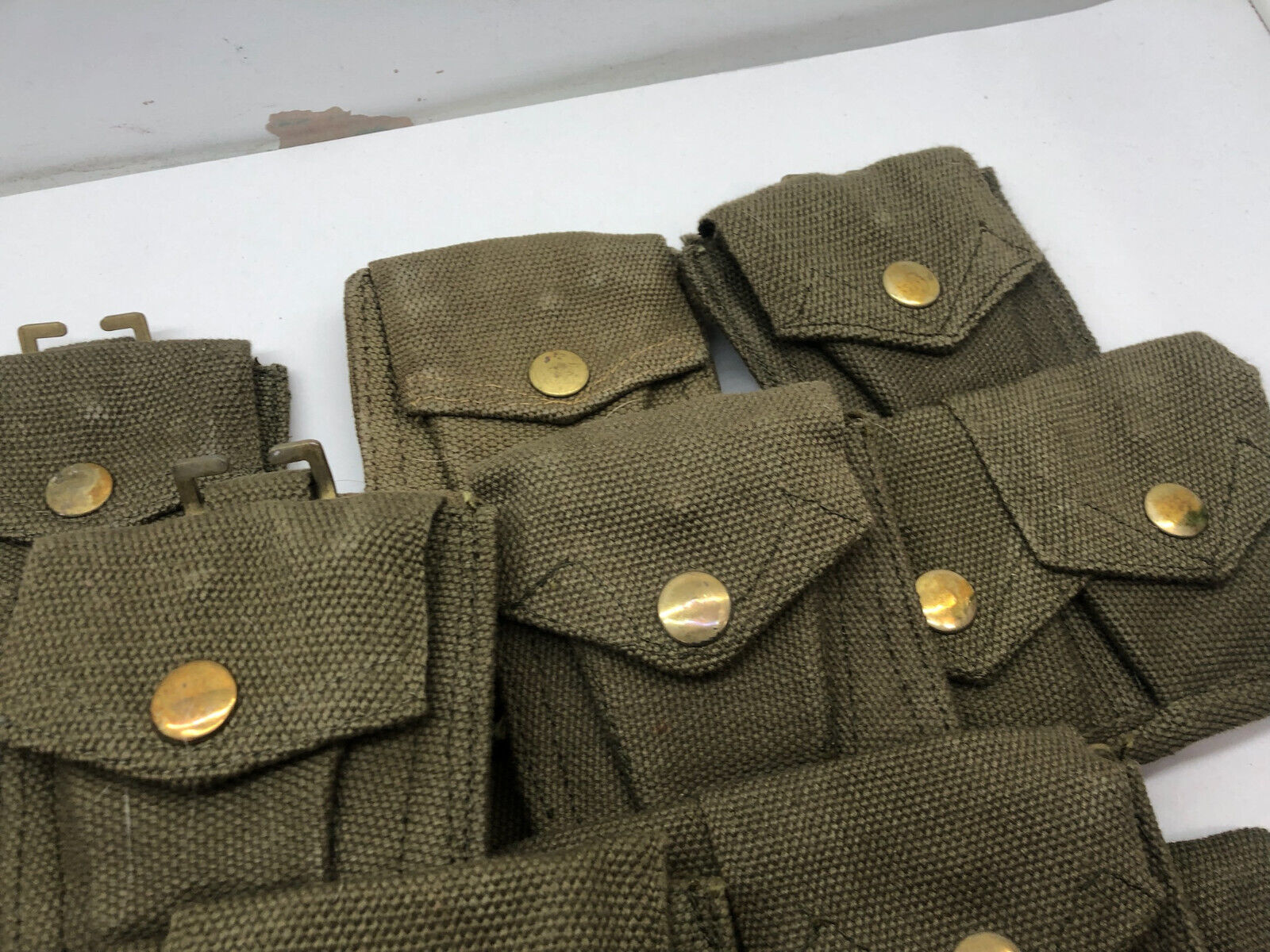 Genuine 37 Pattern Army 3 Pocket Rifle Pouch - WW2 British Army Style - The Militaria Shop