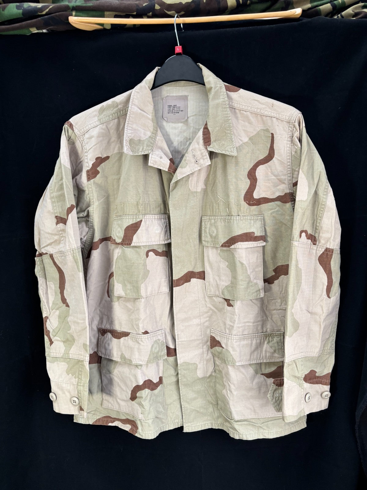 Gulf War US Army DCU Camouflaged Combat Field Coat/Jacket - Medium/Short - The Militaria Shop