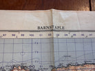 Original WW2 British Army GSGS OS Map of England - Barnstaple - The Militaria Shop