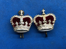 Lade das Bild in den Galerie-Viewer, Genuine British Army Officers Rank Pip Crowns - Queen&#39;s Crown
