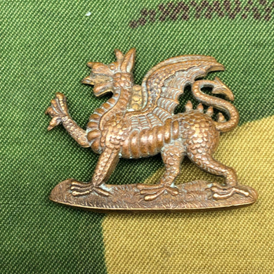 Original British Army WW2 Cap Badge - Buffs (Royal East Kent Regiment) - The Militaria Shop