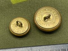 Load image into Gallery viewer, Original Pair of Rare WW1 British Army Cyclists Regiment Tunic Buttons - The Militaria Shop
