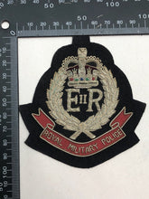 Load image into Gallery viewer, British Army Bullion Embroidered Blazer Badge - Royal Military Police
