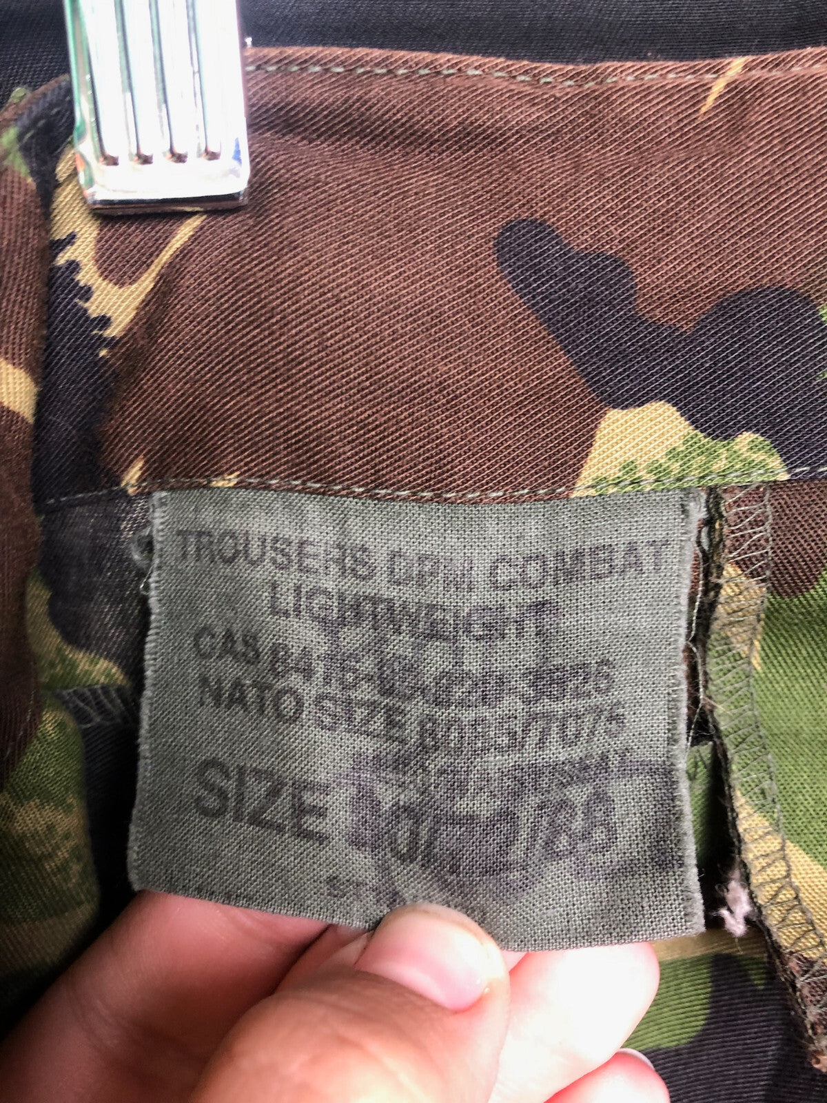 Genuine British Army DPM Camouflaged Lightweight Trousers - Size 80/72/88 - The Militaria Shop