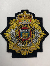 Load image into Gallery viewer, British Army Bullion Embroidered Blazer Badge - Royal Logistic Corps
