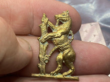 Load image into Gallery viewer, Original British Army WW1 Warwickshire Imperial Yeomanry Regiment Cap Badge
