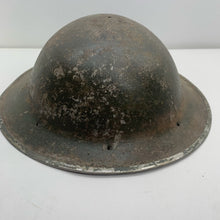 Load image into Gallery viewer, Original WW2 British Army Mk2 Combat Brodie Helmet - South African Made
