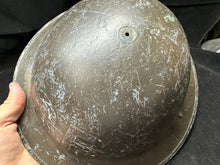 Load image into Gallery viewer, Original WW2 British Civil Defence Home Front Mk2 Brodie Helmet - S.L.P
