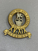 Load image into Gallery viewer, British Army 15th/19th Lancers Cap Badge
