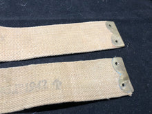 Load image into Gallery viewer, Original WW2 British Army 37 Pattern Khaki L-Straps Webbing - Wartime Dated
