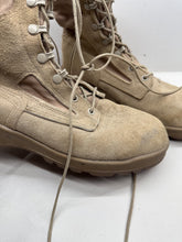 Load image into Gallery viewer, British Army Surplus Brown Leather Combat Boots - Belleville - Size UK 8 W - The Militaria Shop
