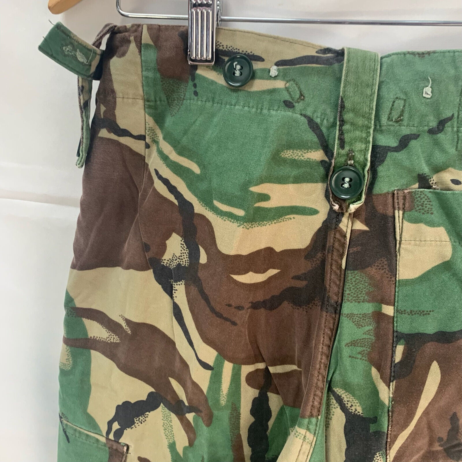 Genuine British Army 68 Pattern DPM Jungle Camouflaged Trousers - Size 30" Waist - The Militaria Shop