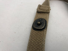 Load image into Gallery viewer, Original WW2 British Army Early 37 Pattern Equipment Strap Pull The Dot
