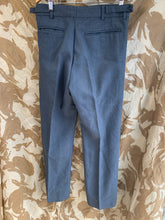 Lade das Bild in den Galerie-Viewer, Genuine British Army 1972 Pattern Blue-Grey Dress Trousers - 75/76/92
