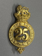 Load image into Gallery viewer, Original British Army - 25th Regiment of Foot (King&#39;s Own Borderer&#39;s) Badge
